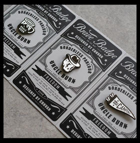 UncleBurn 烈叔 户外主题金属徽章