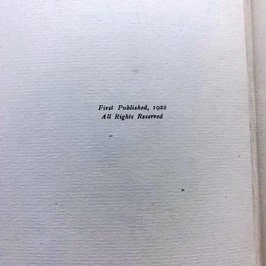 1922年 翅膀与爪垫 8幅插图 漆布精装32开 商品图5