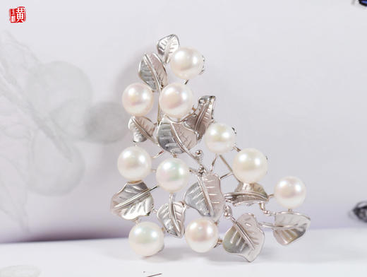 [ 莫斯卡序曲 ]  淡水珍珠胸针 商品图2