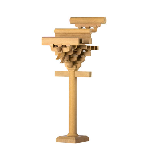 宋式六铺作补间斗栱积木榫卯积木晚峰书屋