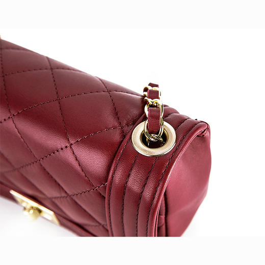 意大利原产andrea cardone 真皮经典菱格挎包 商品图4