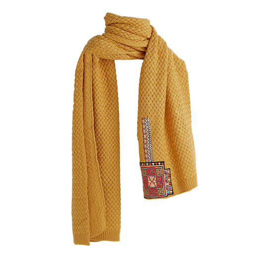 【爆款围巾】相思引绣花毛线围巾 | 冬季加厚保暖 | 现货加急发 商品图4