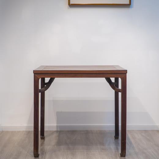 清 红木四面平霸王枨方桌 商品图0