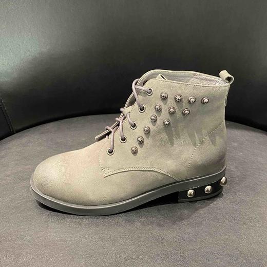 lfgj jeans  AC403  低跟休闲系带高帮鞋短靴女 商品图1