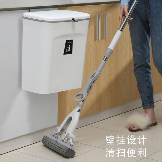 厨房垃圾桶挂壁式滑盖家用橱柜门厕所卫生间客厅悬挂创意收纳（gxfc39) 商品图7