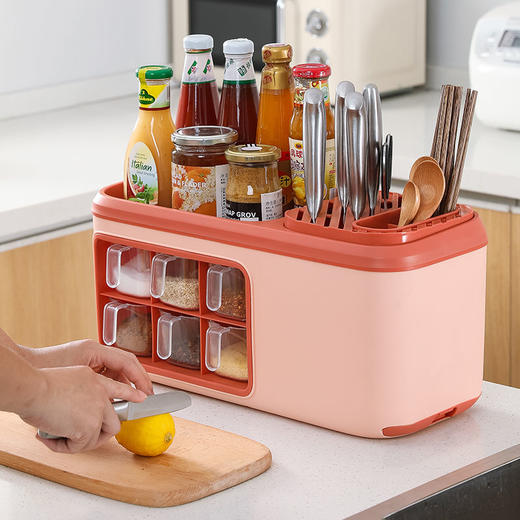 多功能调料盒置物架调料瓶收纳架调味罐收纳盒调味品厨房用品套装（gxfc18） 商品图4