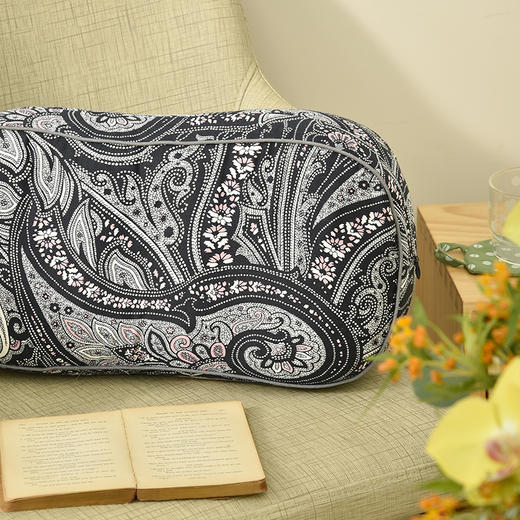 经典佩斯利多功能纯棉护腰靠垫 商品图1