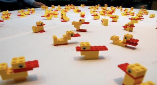 乐高教育小黄鸭 6块积木*5包 小鸭子拼切包 商品图1