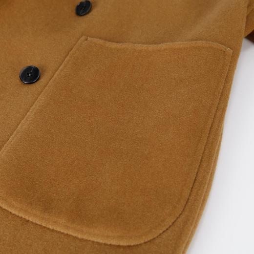 LH9U1斯尔丽2021新款秋冬瑟俪淑女风纯色气质百搭优雅外套双面呢大衣女 商品图4