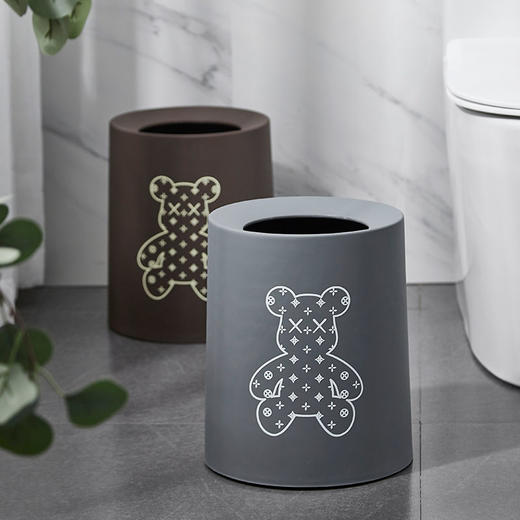 垃圾桶家用大号客厅网红双层垃圾桶卧室卫生间厕所橱房无盖纸篓（gxfc40） 商品图0