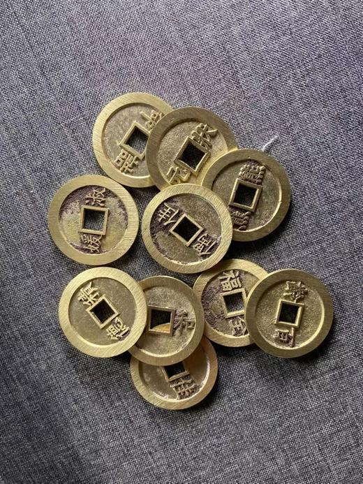 古法翻砂工艺铸造 当代工艺品花钱-浙炉套花十枚一套 GY019 商品图5