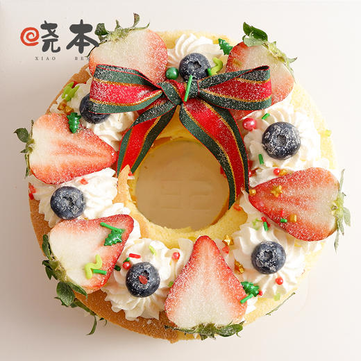 圣诞限定｜圣诞花环裸蛋糕 商品图3