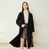 LH9V1斯尔丽瑟俪2021秋冬新款一粒扣优雅绣花通勤外套双面呢羊毛长大衣 商品缩略图0