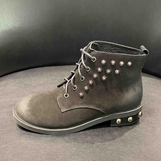 lfgj jeans  AC403  低跟休闲系带高帮鞋短靴女 商品图4