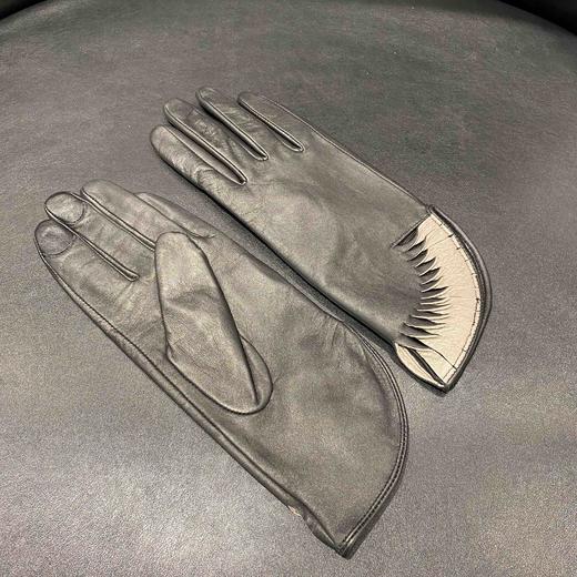 LFGJ   U105  秋冬真皮手套女薄款开车手套进口特色珠光皮修手羊皮手套 商品图9