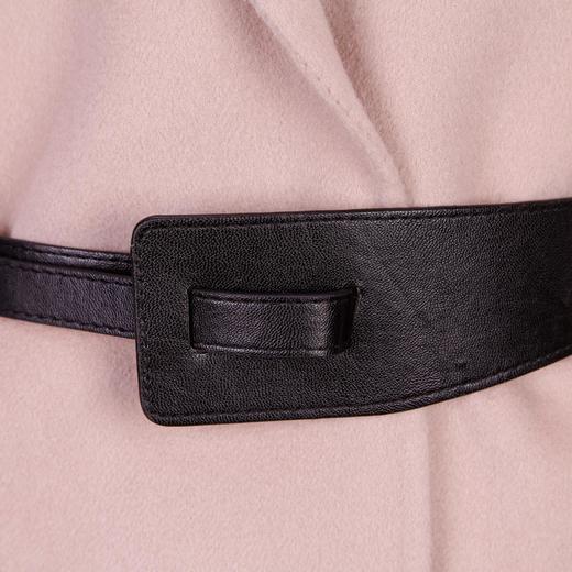 LH926斯尔丽瑟俪[专柜同款]2021冬新款淑女气质腰带通勤外套羊毛大衣 商品图4