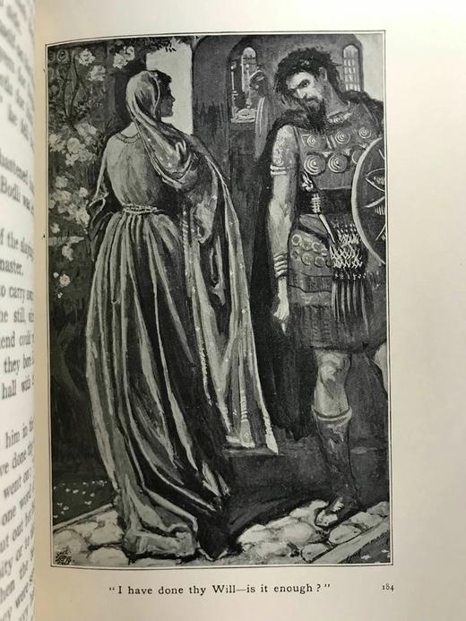 1912年 人间天堂故事集 16幅插图 漆布精装32开 商品图12