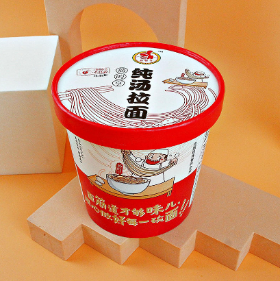 筋的亨拉面125g/桶（纯汤拉面、酸菜拉面）6桶=1箱