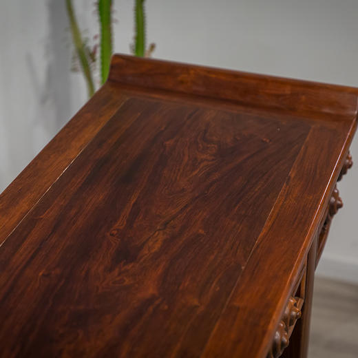 清 红木弦纹翘头案 商品图3