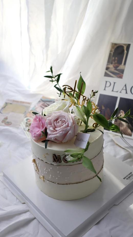 | 加高鲜花蛋糕 |妈妈款，此款蛋糕禁止使用金箔、金粉，实物没有金箔金粉 商品图1