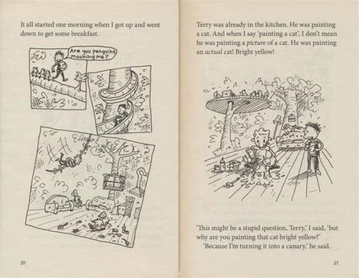 小屁孩树屋历险记 英文原版 The 13 Storey Treehouse 13层疯狂树屋 儿童英语漫画书 黑白插图 英文版进口课外读物 纽约时报畅销书 商品图1