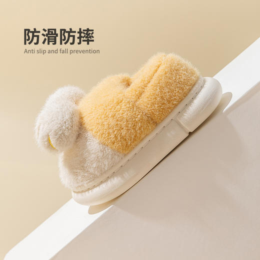 【软fufu的撸猫感】新款儿童棉鞋冬季软底防滑室内家居宝宝棉鞋男童女童保暖毛绒鞋 商品图6