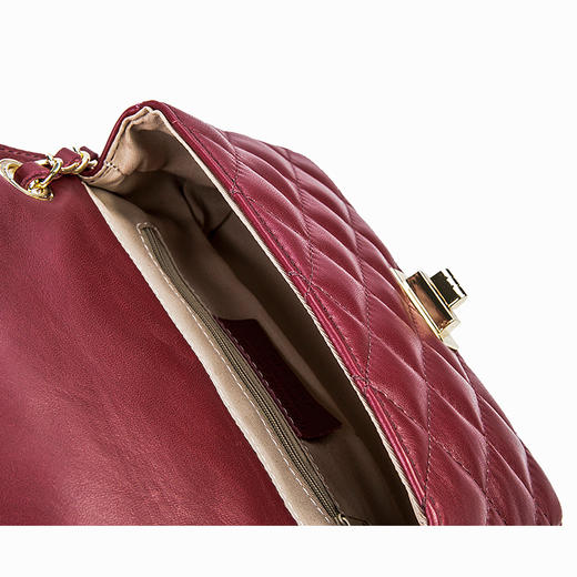 意大利原产andrea cardone 真皮经典菱格挎包 商品图3