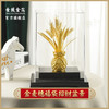金陵金箔麦穗福袋办公桌摆件乔迁礼物开业贺礼办公室新居装饰 商品缩略图0