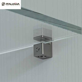 【小精灵】 一体式 半锁 玻璃层板托