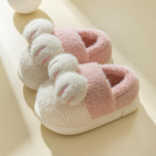 【软fufu的撸猫感】新款儿童棉鞋冬季软底防滑室内家居宝宝棉鞋男童女童保暖毛绒鞋 商品图12