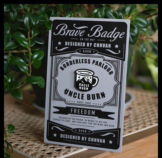 UncleBurn 烈叔 户外主题金属徽章 商品图3