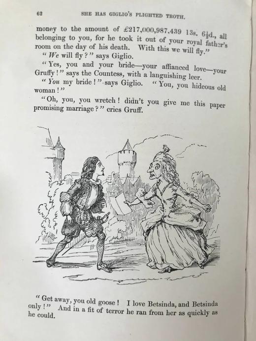 1923年 萨克雷《玫瑰与指环》 数十幅版画插图 布面精装32开 商品图5