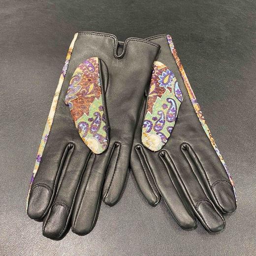LFGJ   U102  皮手套女秋冬薄款羊皮手套特色进口腰果花真皮女士开车手套 商品图7