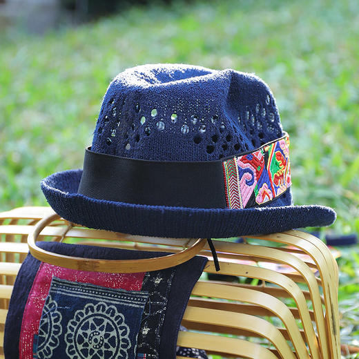 青雀冠绣花礼帽 | 杨丽萍老师同款 | 双色可选| 现货加急发  商品图3