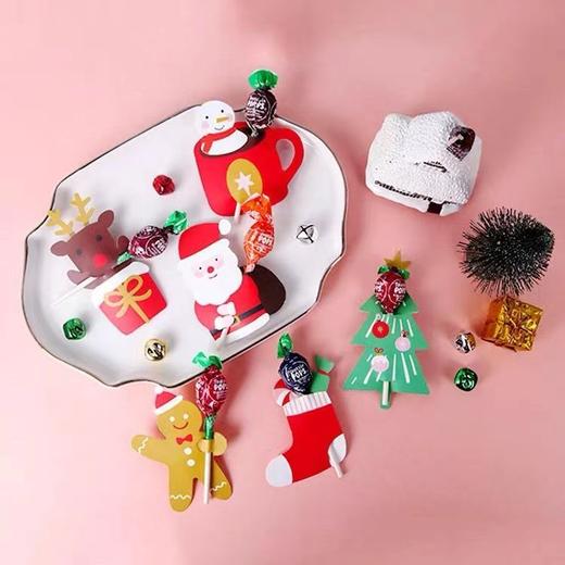 彩色圣诞装扮棒棒糖果包装卡片送女友可爱糖果装饰卡片（sdj01） 商品图3