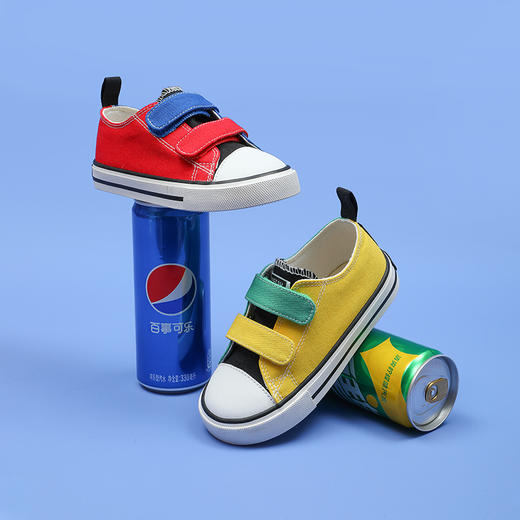 【春款上新】卡特兔春秋款宝宝帆布鞋休闲鞋  一色/二段三段 商品图1