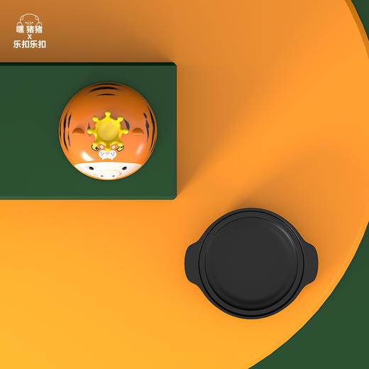 嘿猪猪虎虎生威耐热陶瓷砂锅2500ML砂锅炖锅家用燃气老虎锅虎年专属锅煲仔饭干烧不裂耐高温 商品图4