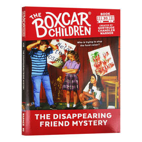 棚车少年30 英文原版 The Disappearing Friend Mystery 美国经典儿童读物 英语章节桥梁书籍 励志故事小说