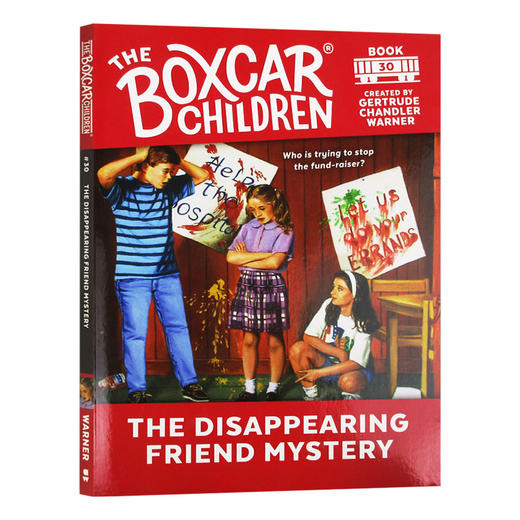 棚车少年30 英文原版 The Disappearing Friend Mystery 美国经典儿童读物 英语章节桥梁书籍 励志故事小说 商品图0