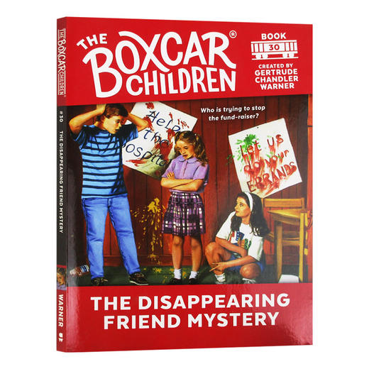 棚车少年30 英文原版 The Disappearing Friend Mystery 美国经典儿童读物 英语章节桥梁书籍 励志故事小说 商品图0