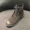 lfgj jeans  AC403  低跟休闲系带高帮鞋短靴女 商品缩略图3