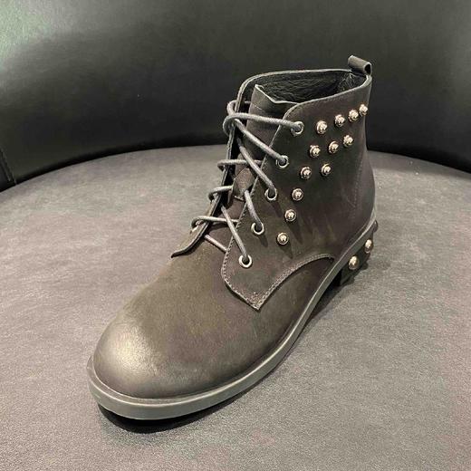 lfgj jeans  AC403  低跟休闲系带高帮鞋短靴女 商品图3