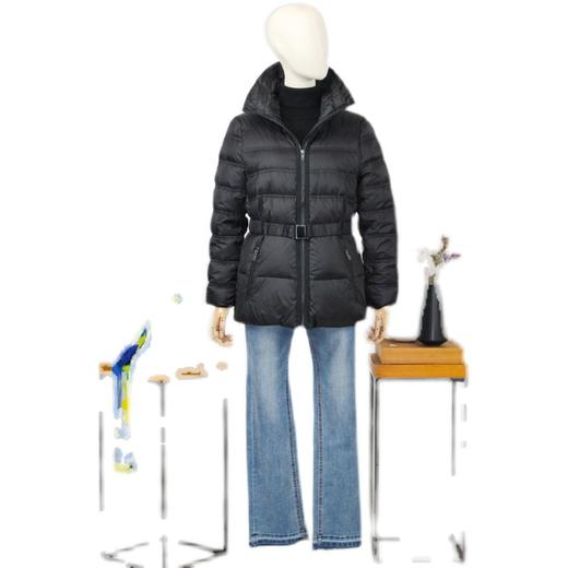 FOCALS福柯斯女装冬季新款时尚修身纯色短款拉链羽绒服FRGDD701N1 商品图4