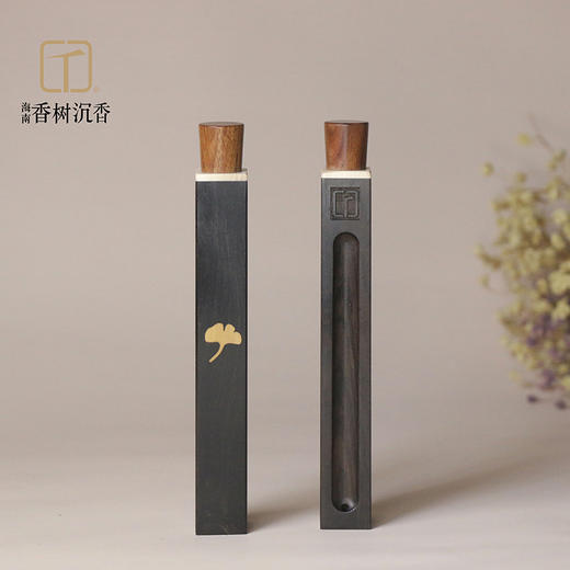 【海岛香树】线香单品（经典款）两用型黑檀香筒10.5cm*1.5mm*30支 商品图3