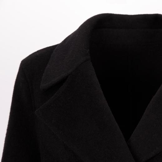 LH9H7斯尔丽2021新款秋冬瑟俪时尚收腰显瘦翻领双面呢长款羊毛大衣女 商品图4