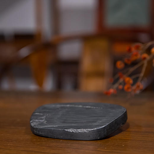 清 旭日东升眉纹歙砚 商品图1