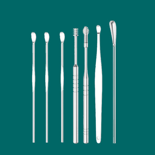 挖耳勺掏耳勺挖耳朵掏耳成人儿童用采耳工具套装不锈钢清洁器（gxfc42） 商品图9