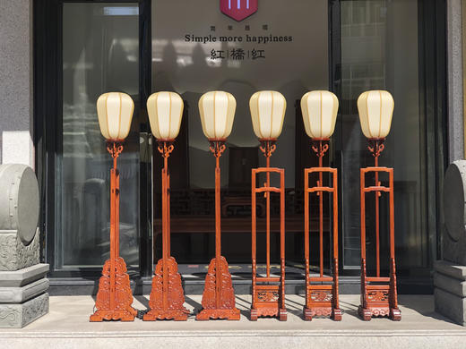 红桥红  家具严选  缅甸花梨（大果紫檀）【嘉木堂升降式 宫灯】 商品图2