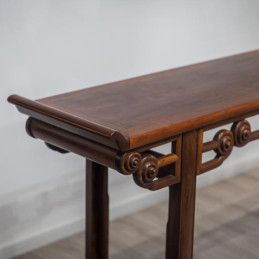 清 红木弦纹翘头案 商品图2