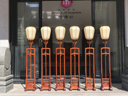 红桥红  家具严选  缅甸花梨（大果紫檀）【嘉木堂升降式 宫灯】 商品图1